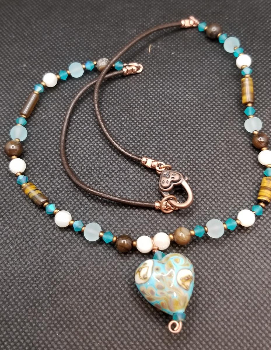 Aqua Heart Pendant picture