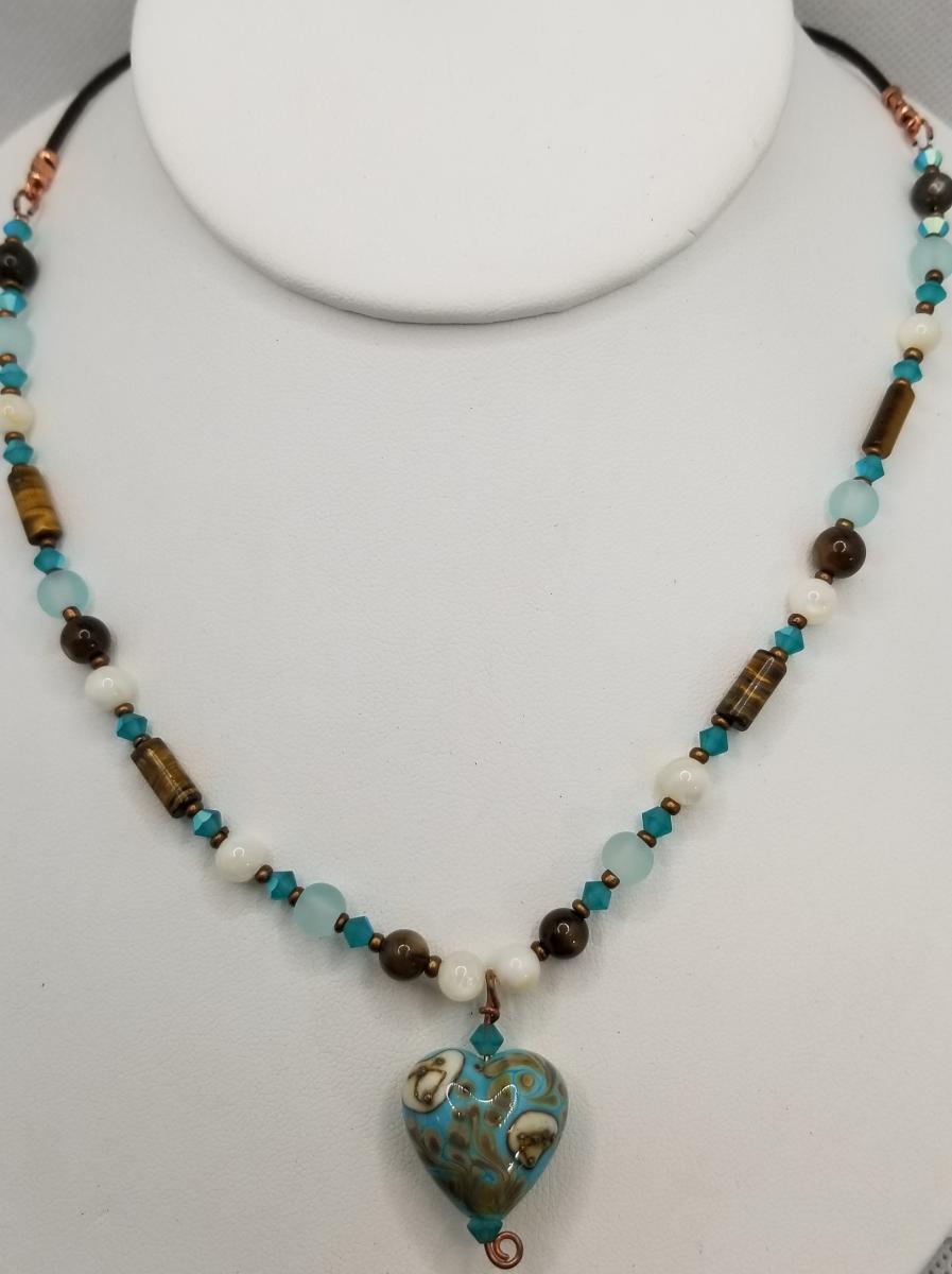 Aqua Heart Pendant picture