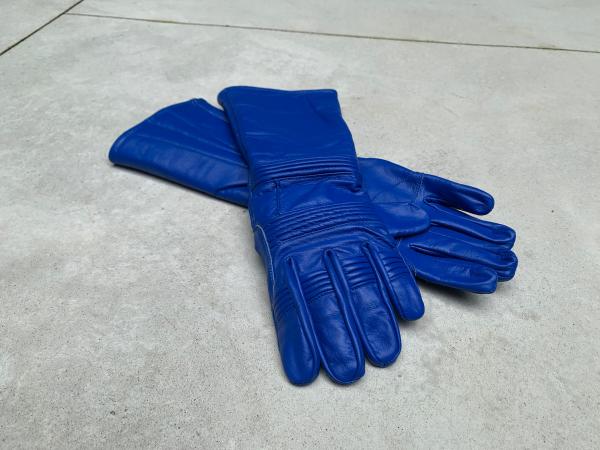 Bat gloves for cosplay - Michael Keaton Returns 1992 gloves BLUE picture