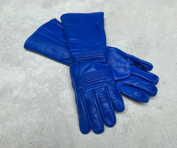 Bat gloves for cosplay - Michael Keaton Returns 1992 gloves BLUE picture