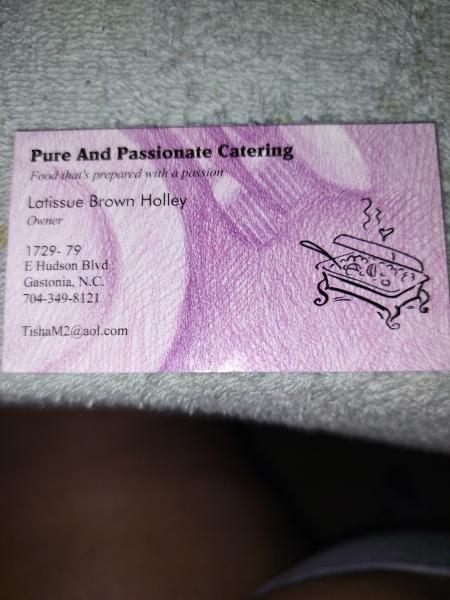 Pure And Passionate Catering