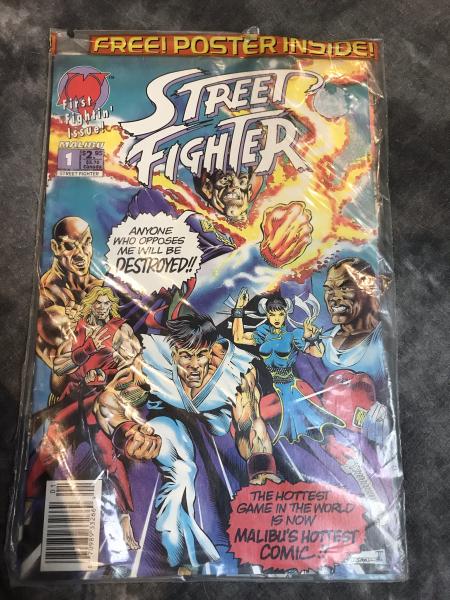 (Never Opened) Street Fighter #1 (Malibu Comics)