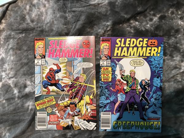 Sledge Hammer 1-2 (1988, Marvel)