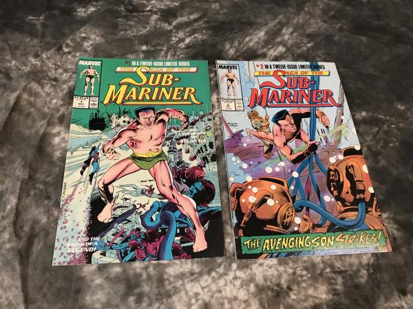 Sub-Mariner both comics