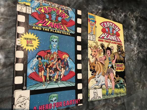 Captain Planet 1, 3-6 (1991, Marvel)