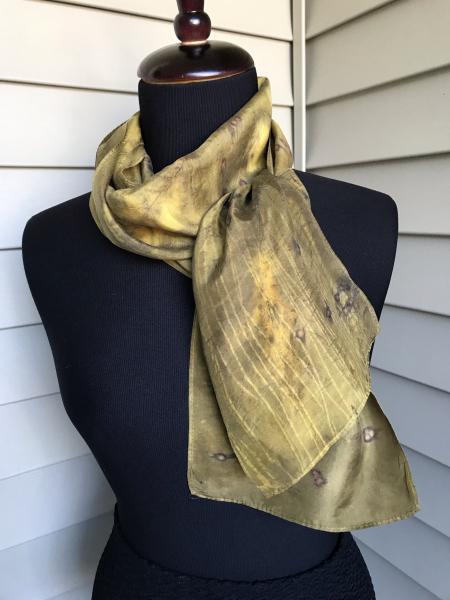 Bronze Silk Habotai Scarf picture