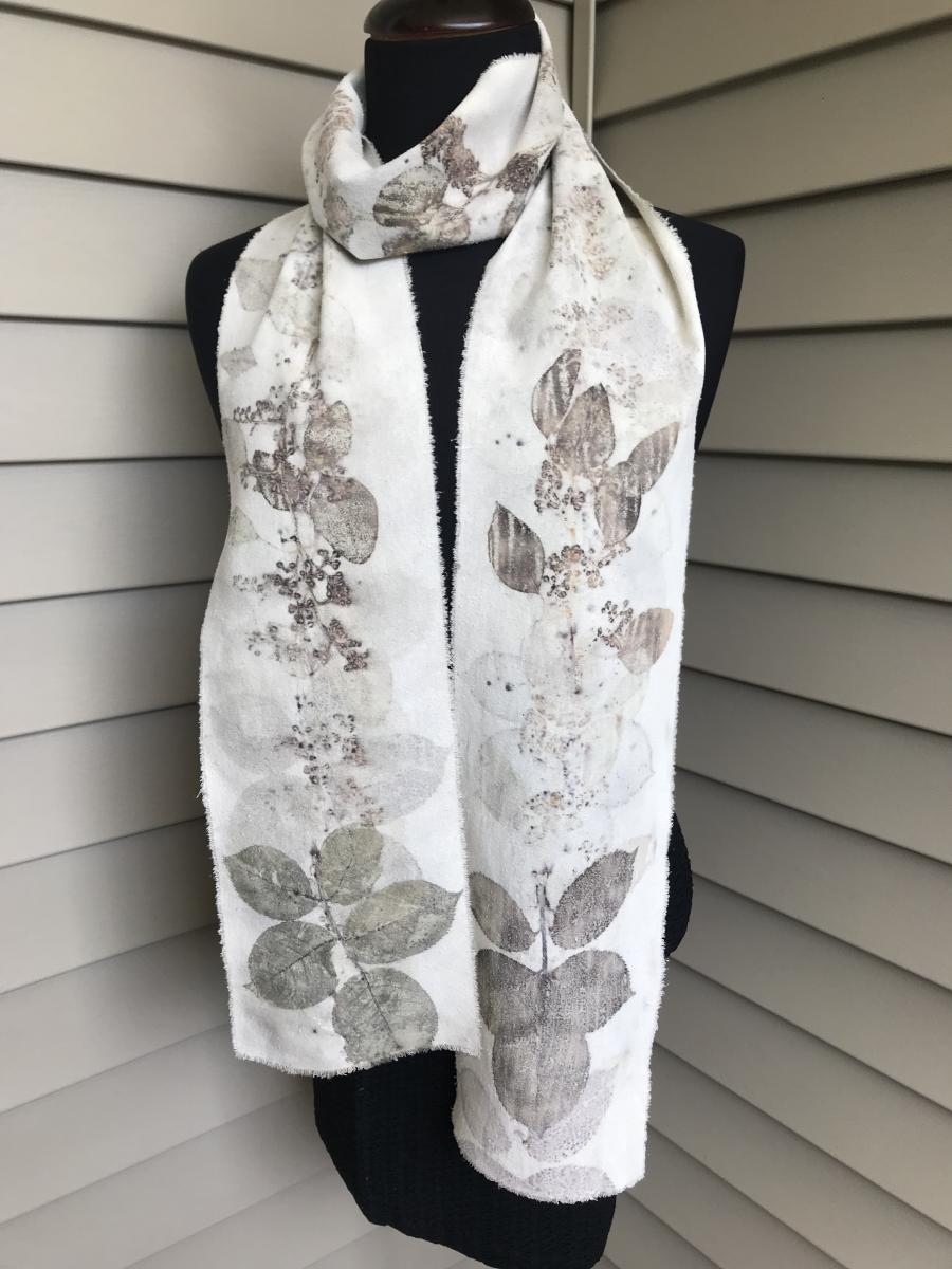 Raw Silk Scarf, Clergy Stole, Table Runner, or Wall Decour. picture