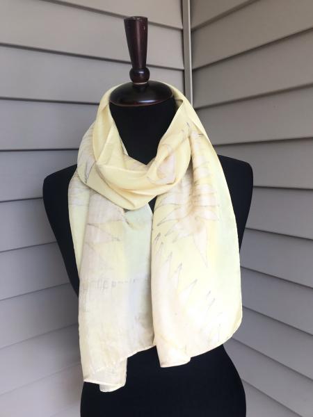 Mellow Yellow Habotai Silk Shawl/Scarf picture