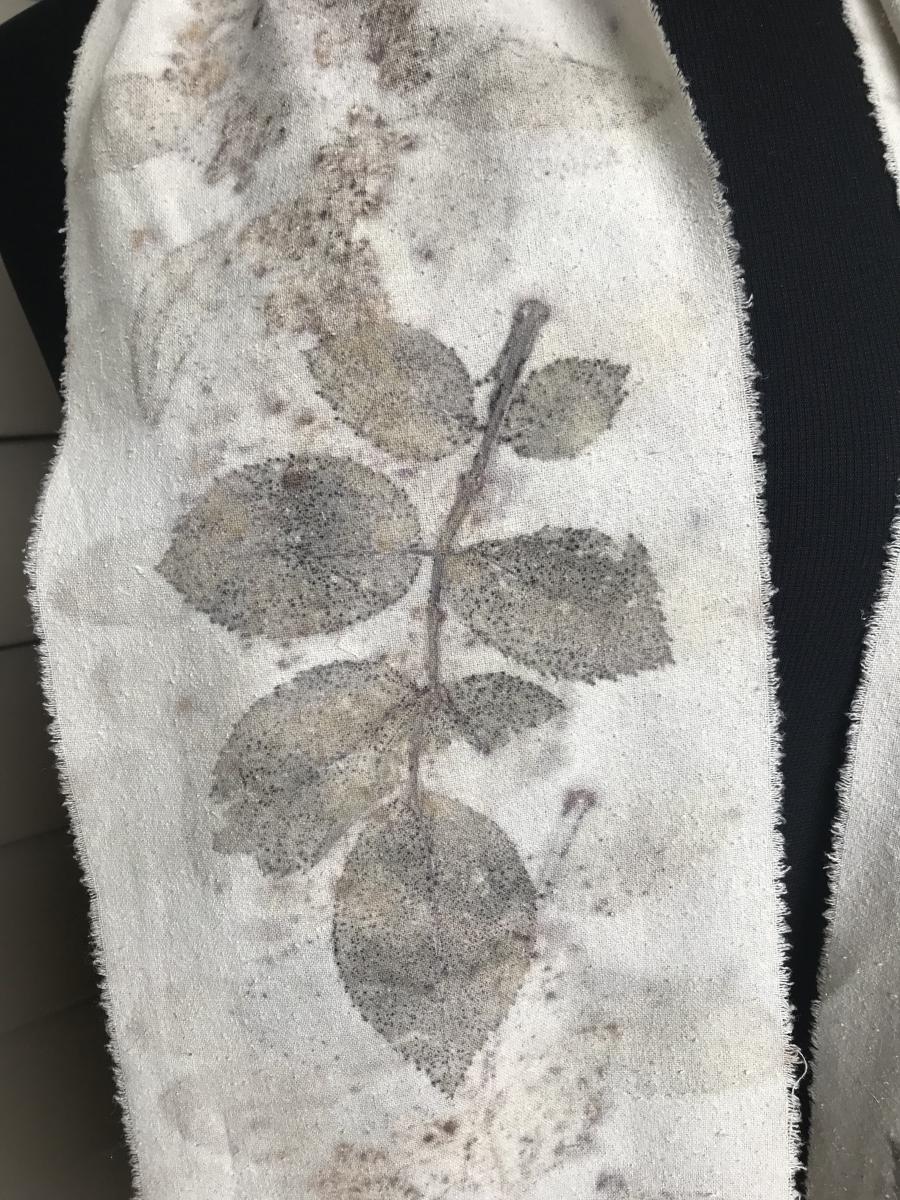 Raw Silk Scarf,  Clergy Stole, Table Runner or Wall Decour. picture