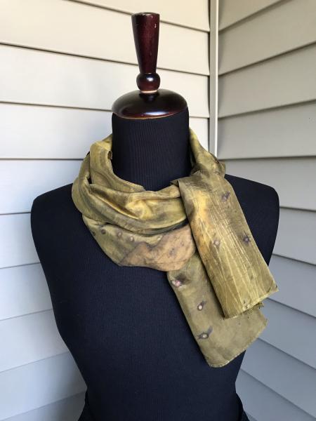 Bronze Silk Habotai Scarf picture