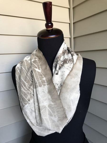 Raw Silk Extra Wide Infinity Scarf picture