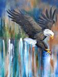 Eagle Incoming painting