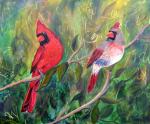 Pair of Cardinals print