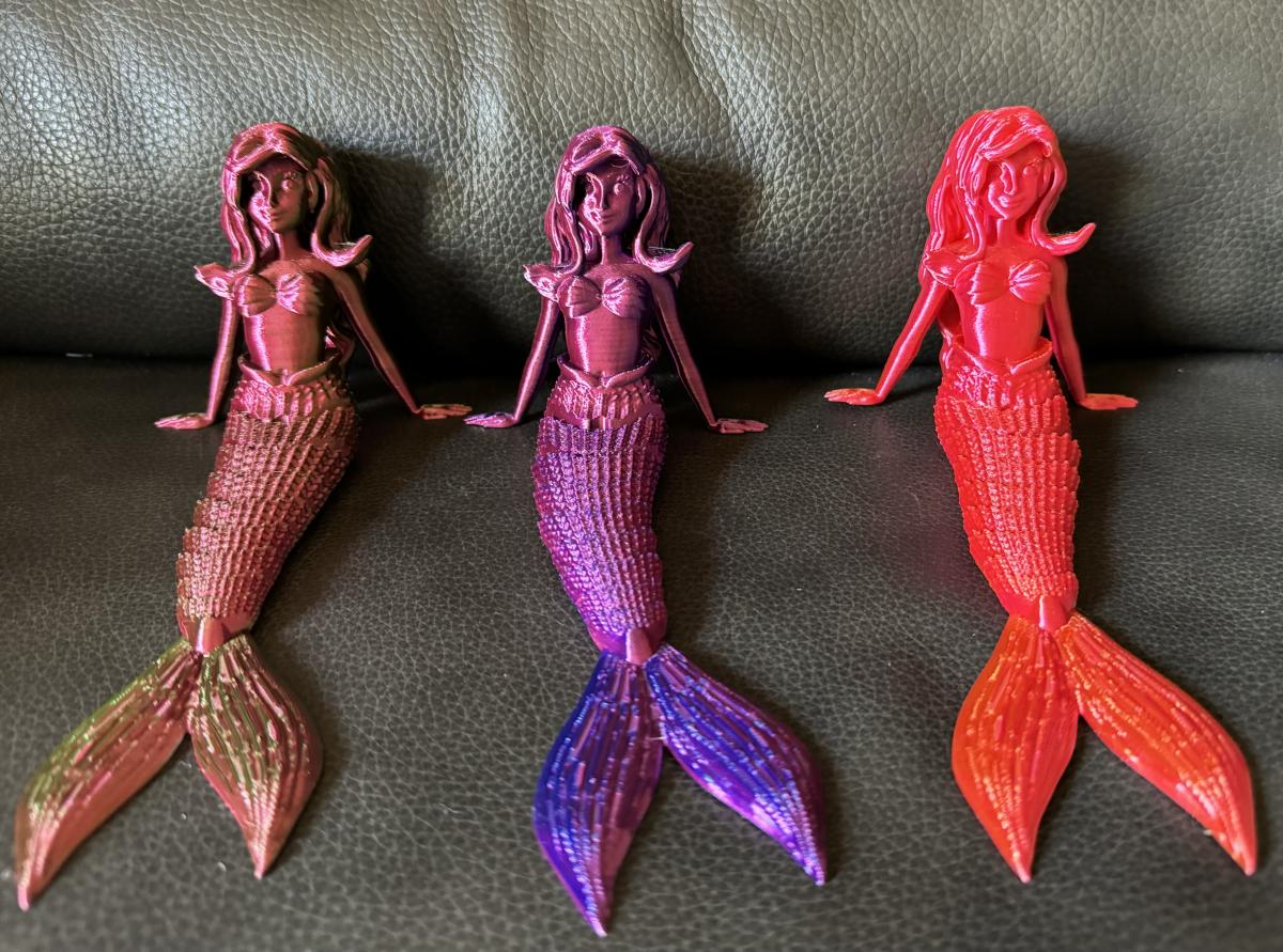 Medium Articulated Fidget Mermaid picture