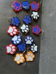 Paw Print keyring