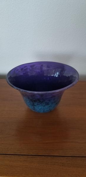 Blue and purple "bubble bowl" picture