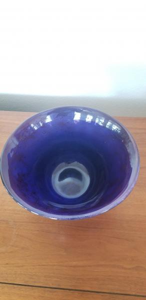 Blue and purple "bubble bowl" picture