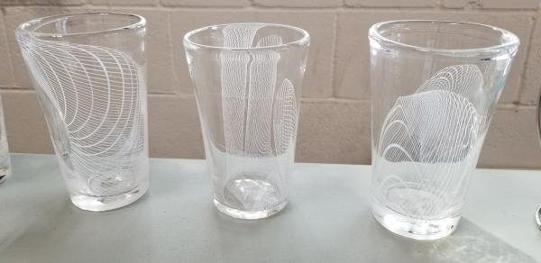 Twisty cane Pint glass picture