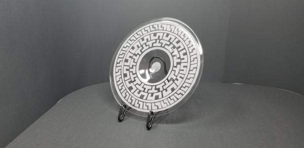Ancient Greek motif plate picture