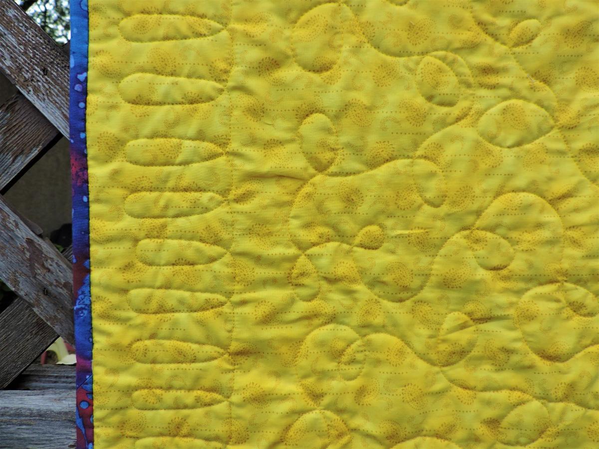 Waves of Color Quilted Wallhanging picture