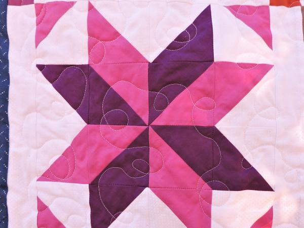 Eight Pointed Star Quilt picture