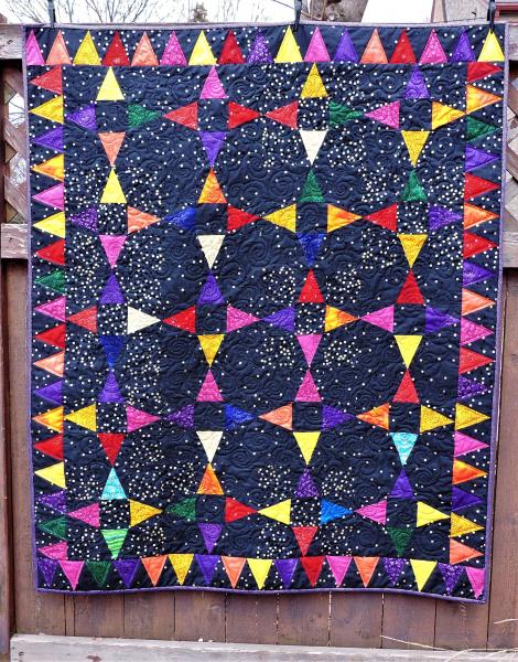 Sparkle Star Quilted Wallhanging