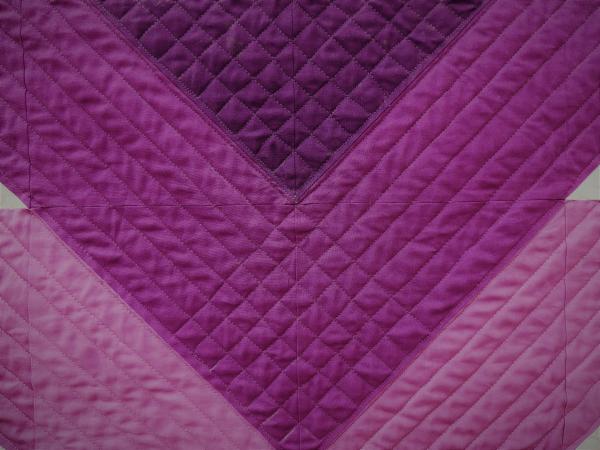 Lavender Arrows Baby Quilt picture