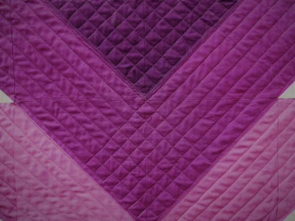 Lavender Arrows Baby Quilt picture