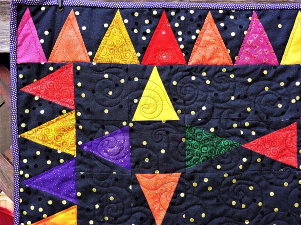 Sparkle Star Quilted Wallhanging picture