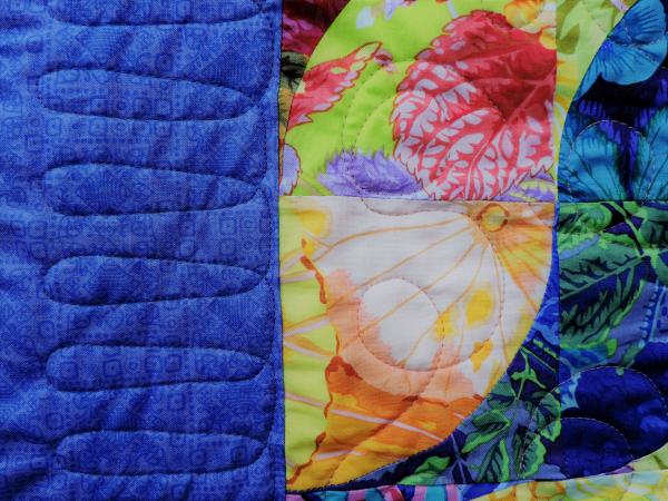 Waves of Color Quilted Wallhanging picture