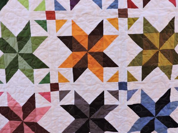 Eight Pointed Star Quilt picture