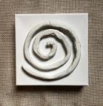 Clay Swirl on Canvas