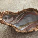 Oyster Trinket Dish - Grey/Mauve