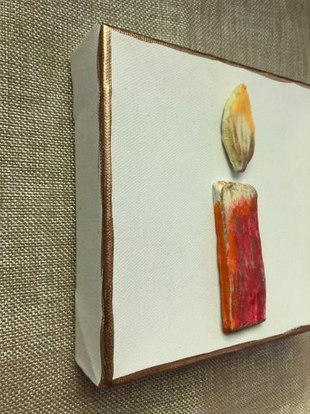 Clay Candle on Canvas picture