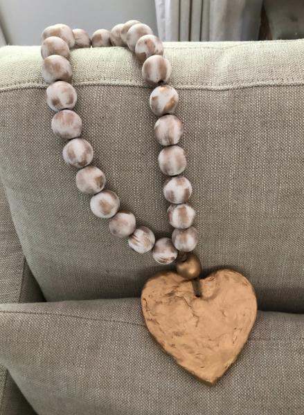 Chunky Blessing Beads - Heart picture