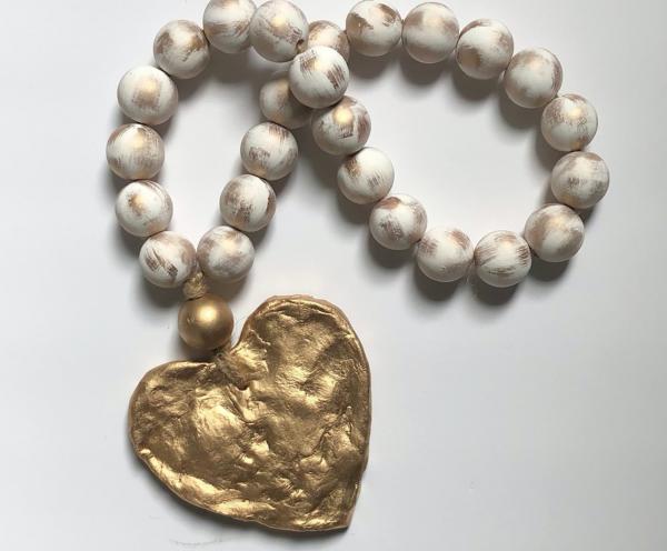 Chunky Blessing Beads - Heart picture