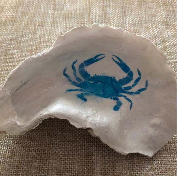 Oyster Trinket Dish -  Crab picture