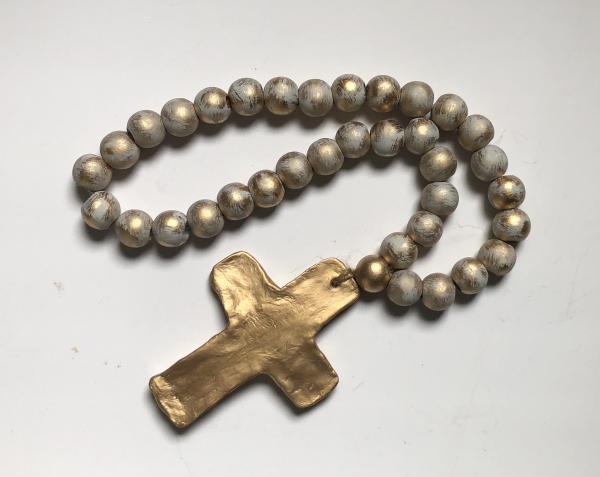 Large Blessing Beads with Cross picture
