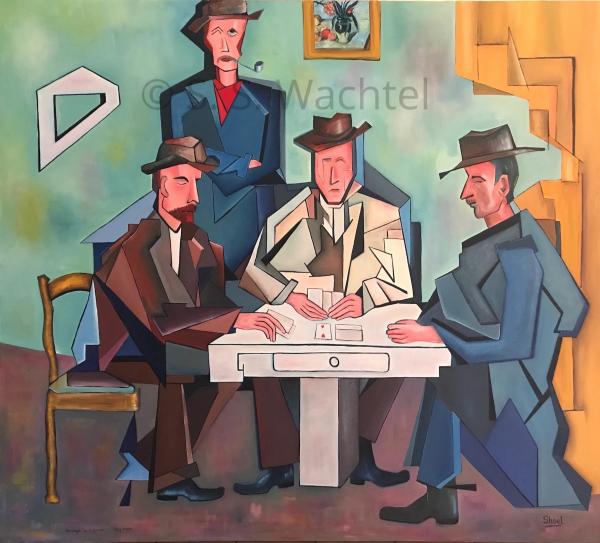 The Card Players. Homage to Cézanne