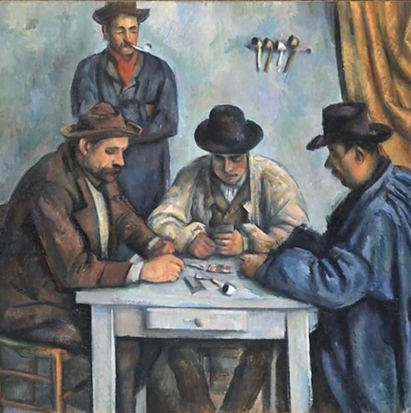 The Card Players. Homage to Cézanne picture