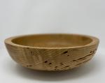 Wormy Ash- Handturned Ash Bowl