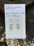 Green Leaf Earrings