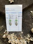 Crystal Leaf Earrings