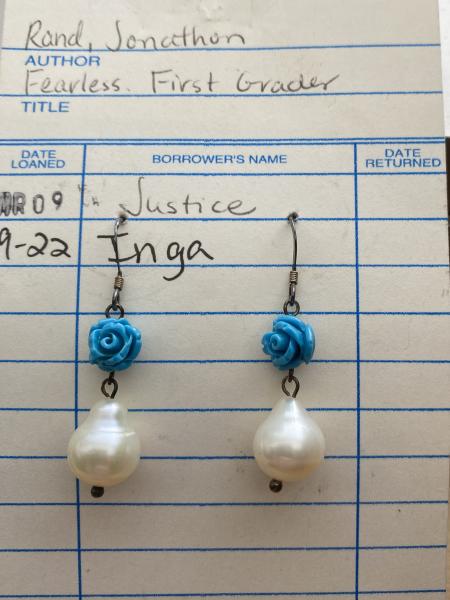 Rose & Pearl Earrings picture