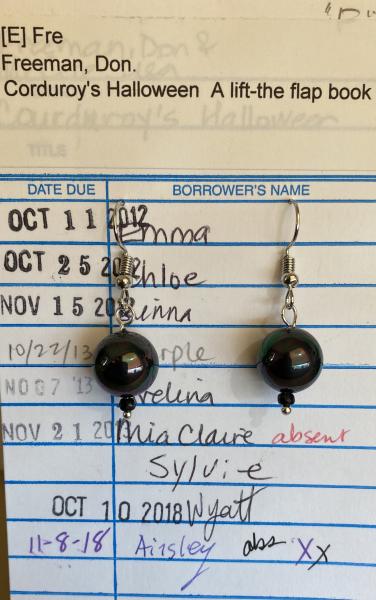 Black Pearl Earrings