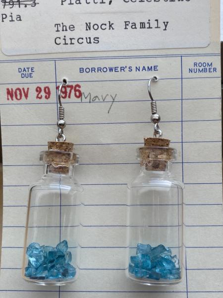 Blue Bottle Earrings picture