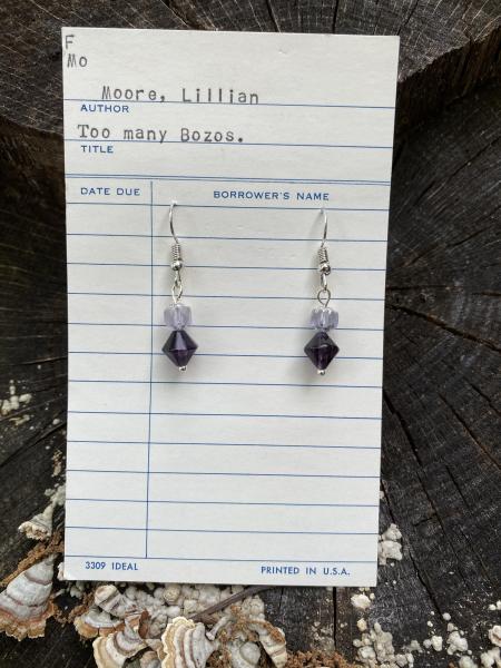 Purple Earrings