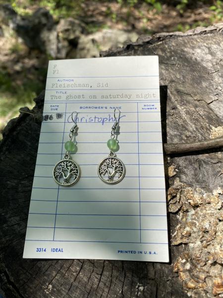 Green Tree Earrings picture