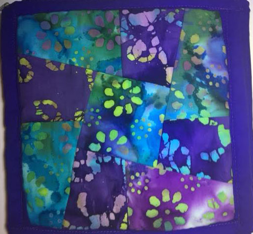 Quilted Batik Potholder/HotMats picture