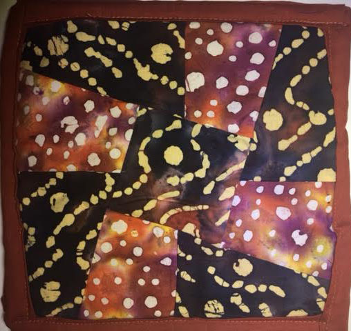 Quilted Batik Potholder/HotMats picture